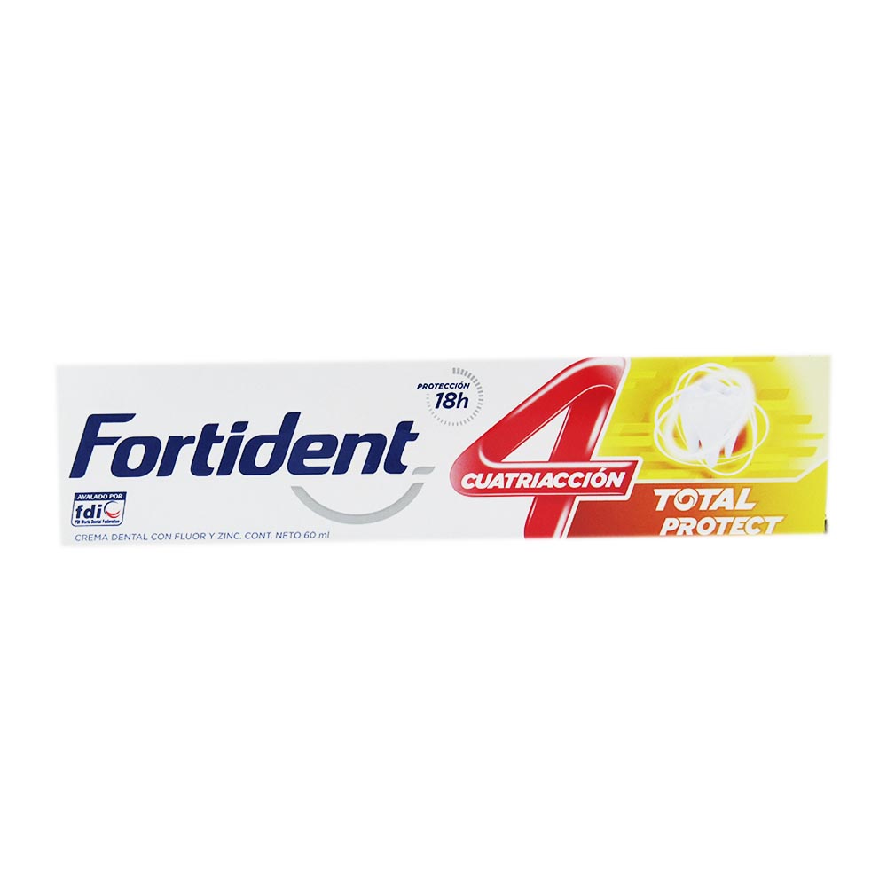 Crema Dental Fortident Total Protección 60Ml | SuperBooM